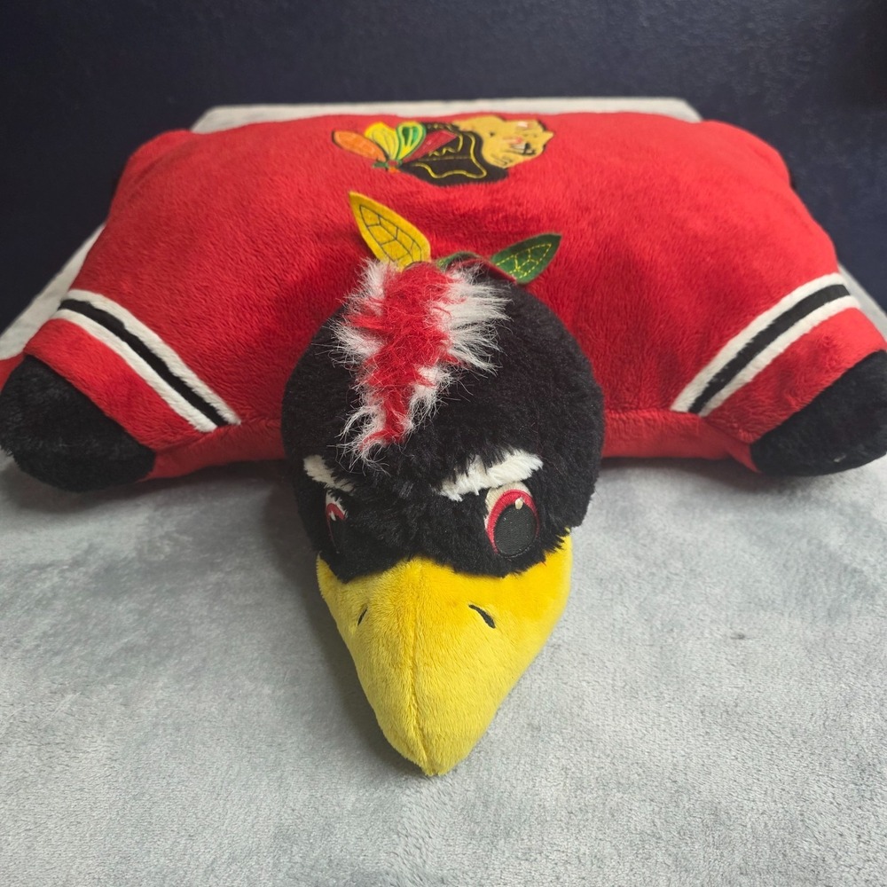 Chicago Blackhawks Large 18"‎ Mascot Pillow Pet - NHL